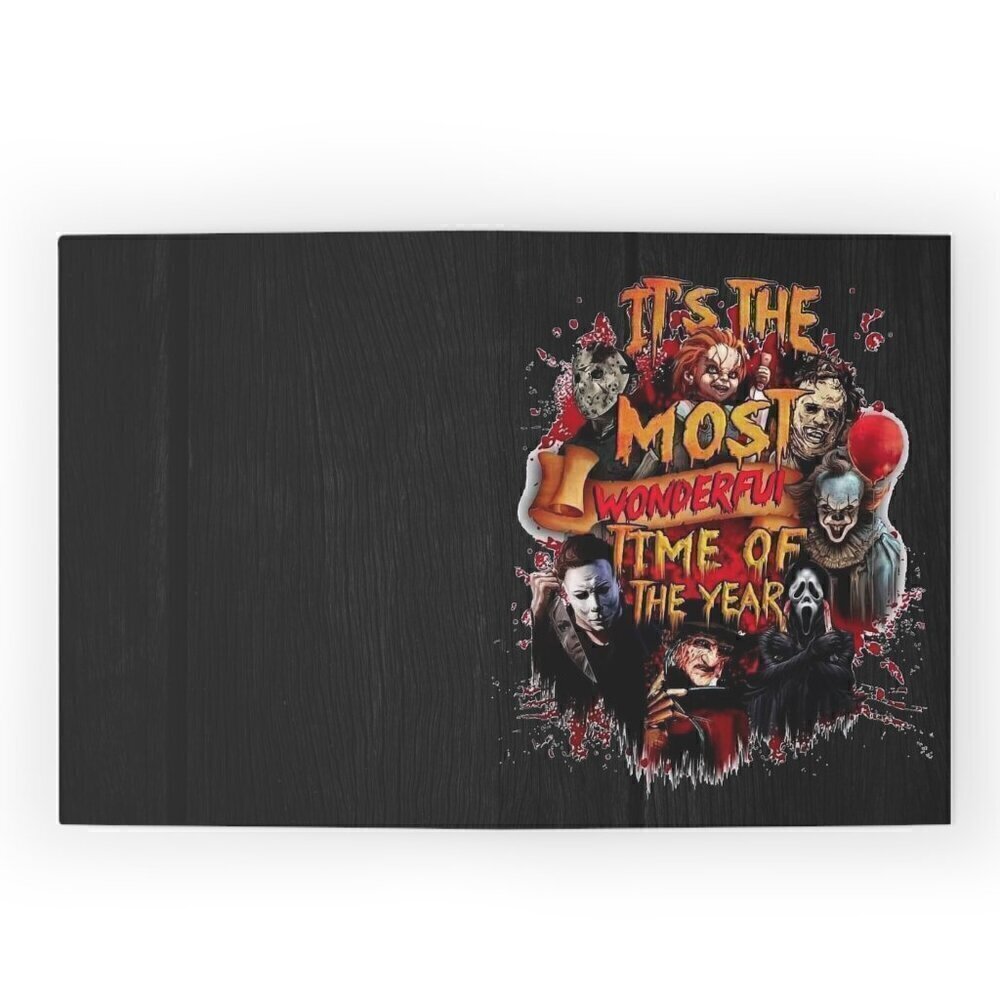 Custom Handmade 50 Count Halloween Party Invitation Cards Black Red